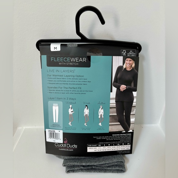 Cuddl Duds | fleecewear with stretch legging - Picture 4 of 6
